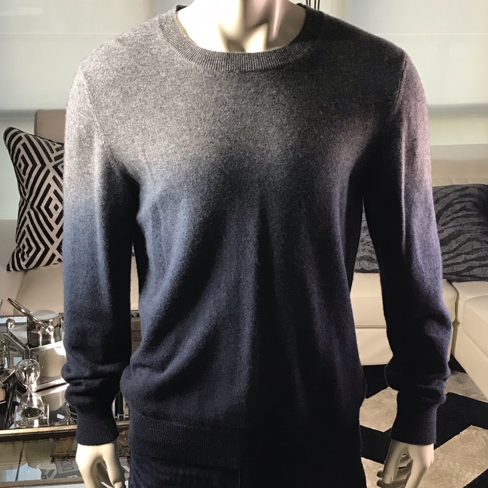 Nieman Marcus - ombré cashmere sweater - USA L